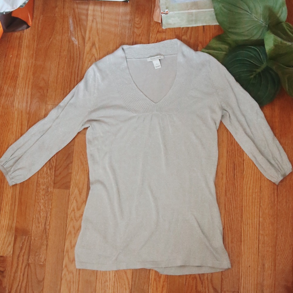 White House Black Market Sparkly Shirt